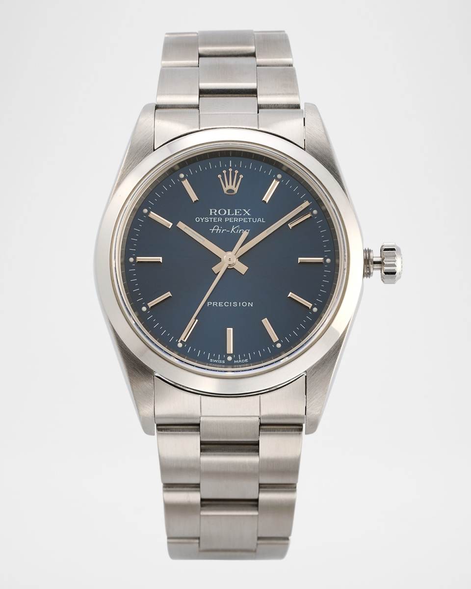 Rolex Stainless Steel Air-King Precision 34mm Vintage 1998 Watch